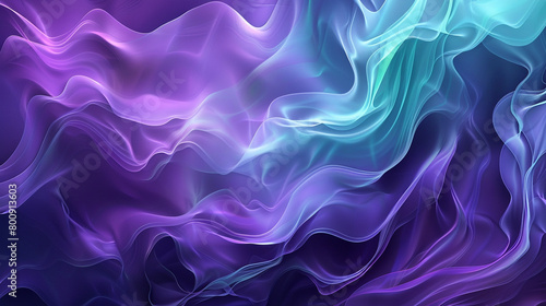 serene blend of violet and turquoise  ideal for an elegant abstract background