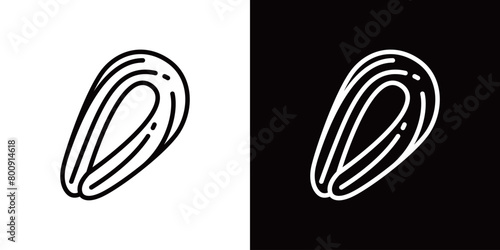 チュロスの線画アイコン
