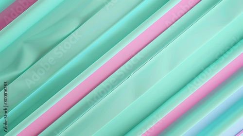 sharp diagonal lines of mint green and magenta, ideal for an elegant abstract background