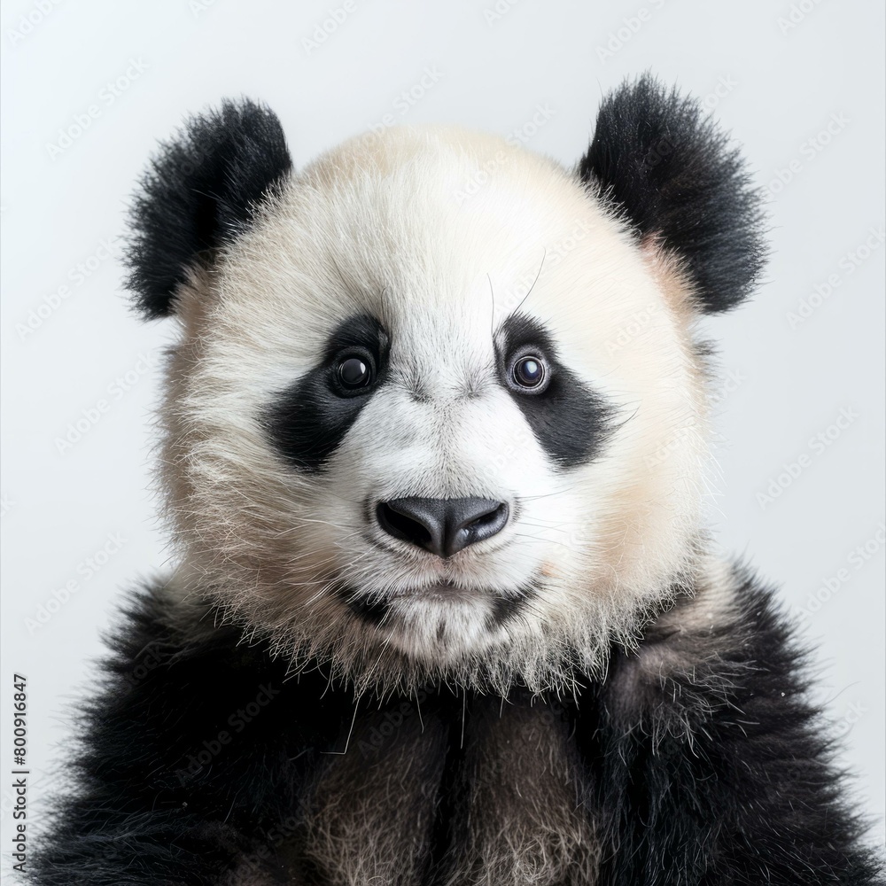 Naklejka premium Close-up of a giant panda