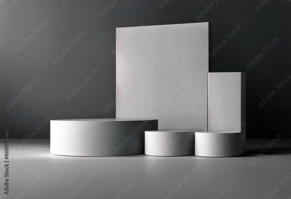 'presentation goods podiums set mockup template three Minimalist white product rectangle scene showing poduim pedestal dais cup design interior kitchen plate table empty room bowl home light stack' 'presentation goods podiums set mockup template three Minimalist white product rectangle scene showing poduim pedestal dais cup design interior kitchen plate table empty room bowl home light stack'