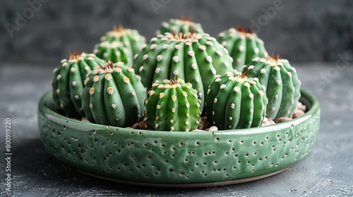 A fridge magnet shaped like a cactus plant photo