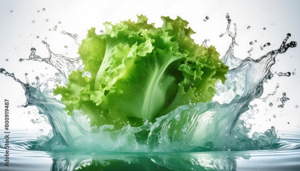 fresh Frill ice Iceberg Lettuce on white background fresh Frill ice Iceberg Lettuce on white background