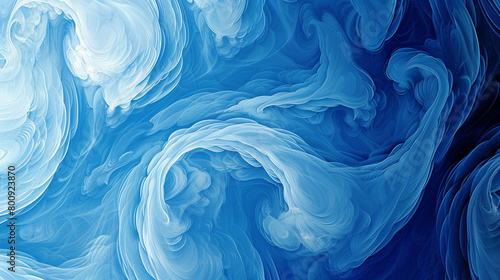 soft swirling patterns of sky blue and cerulean  ideal for an elegant abstract background
