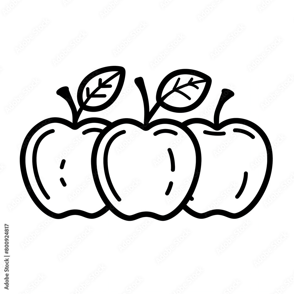 Apple line drawing Apple line drawing
