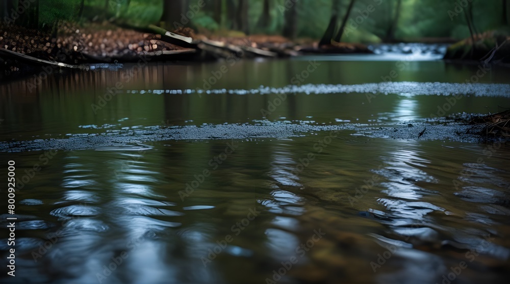 Canoeing on a forest lake in the mountains.generative.ai Canoeing on a forest lake in the mountains.generative.ai