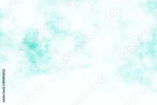Teal Cloud Transparent Smoke Overlay 