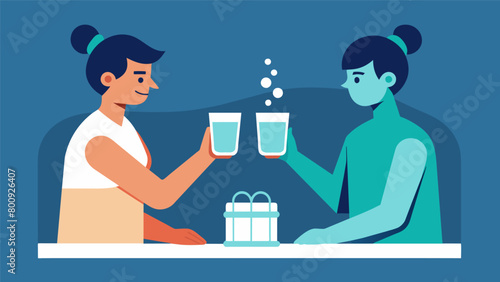 They finish with a final glass of water and a moment of gratitude for the cleansing and purifying effects of their sauna detox ritual..