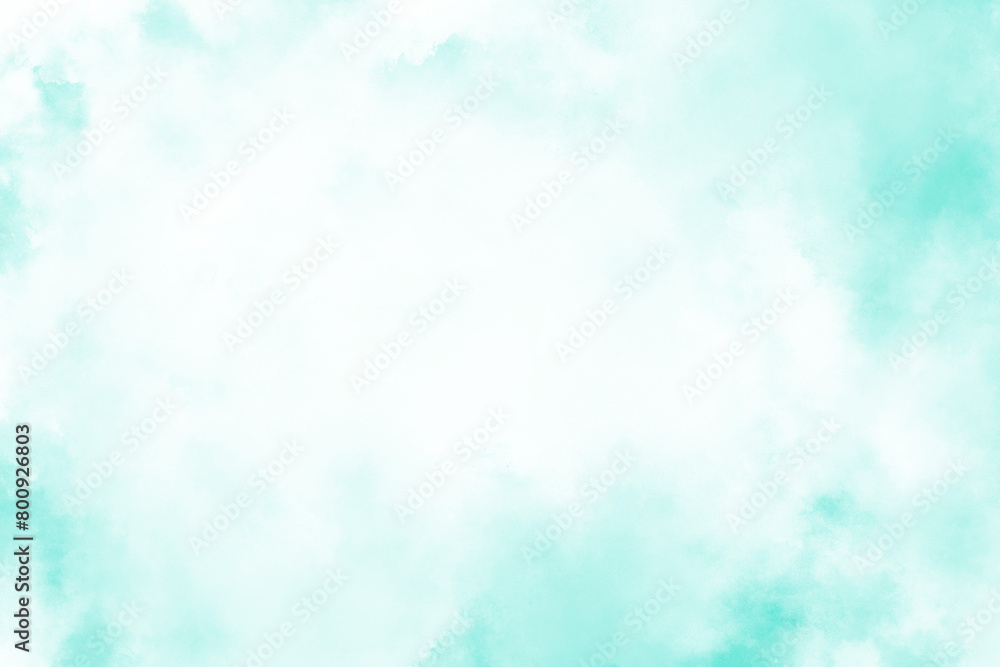 Teal Transparent Smoke Overlay 