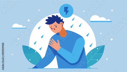The tingling sensation of circulating through the body after emerging from a freezing cold shower..