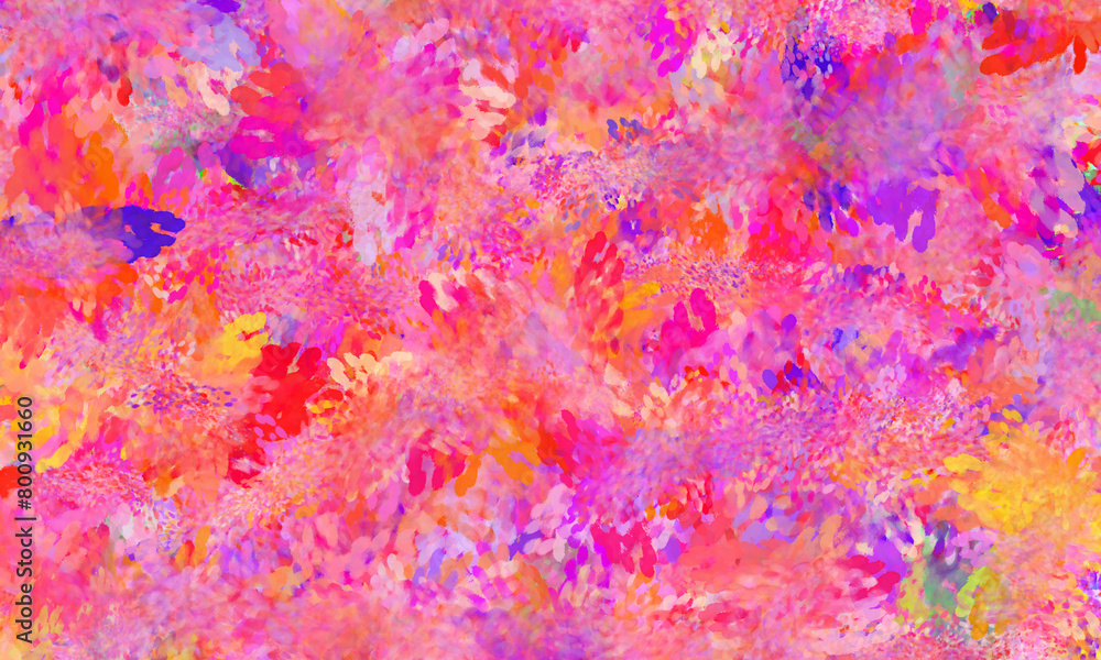  colorful   yellow, red,  pink,purple and blue  watercolor  paint art abstract   background
