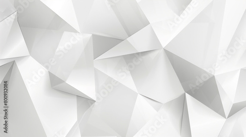 Cool Grey and White Geometric Pattern