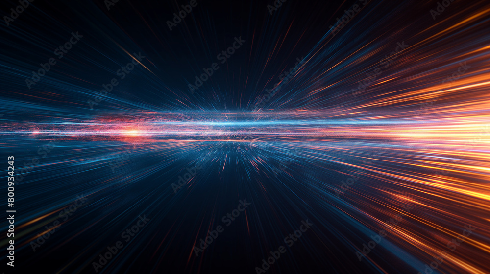 Abstract background of long explosure tale light on black ,Technology backgroud. Abstract background of long explosure tale light on black ,Technology backgroud.