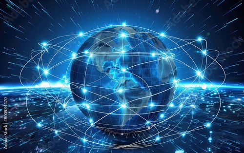 Embracing the Global Spherem  Worldwide Connections  Encircling the Globe with Communication