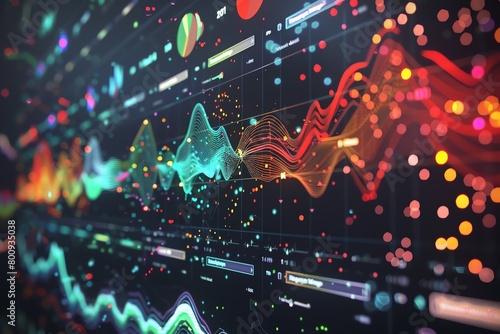 A beautiful data visualization of the stock market photo