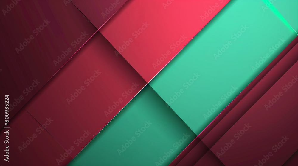 Fototapeta premium Premium Vibrant Turquoise Modern Abstract Vector Design.