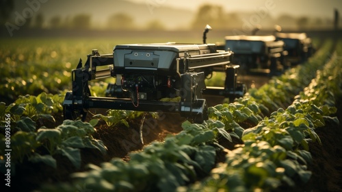 Robotic technology optimizing agricultural field operations for increased photo