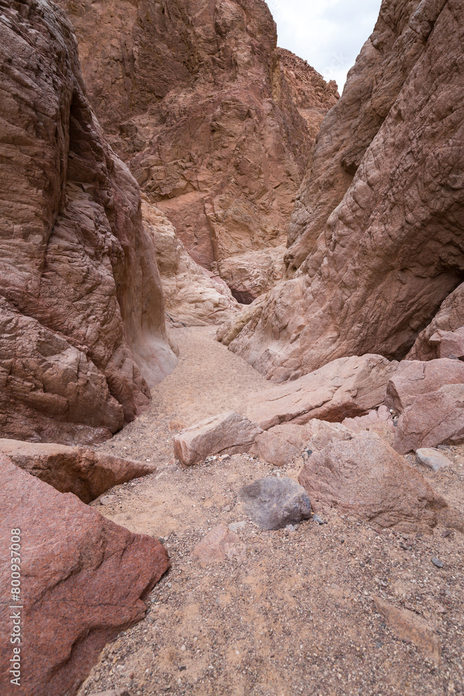 Wadi El Veshwash canyon in Sinai Peninsula