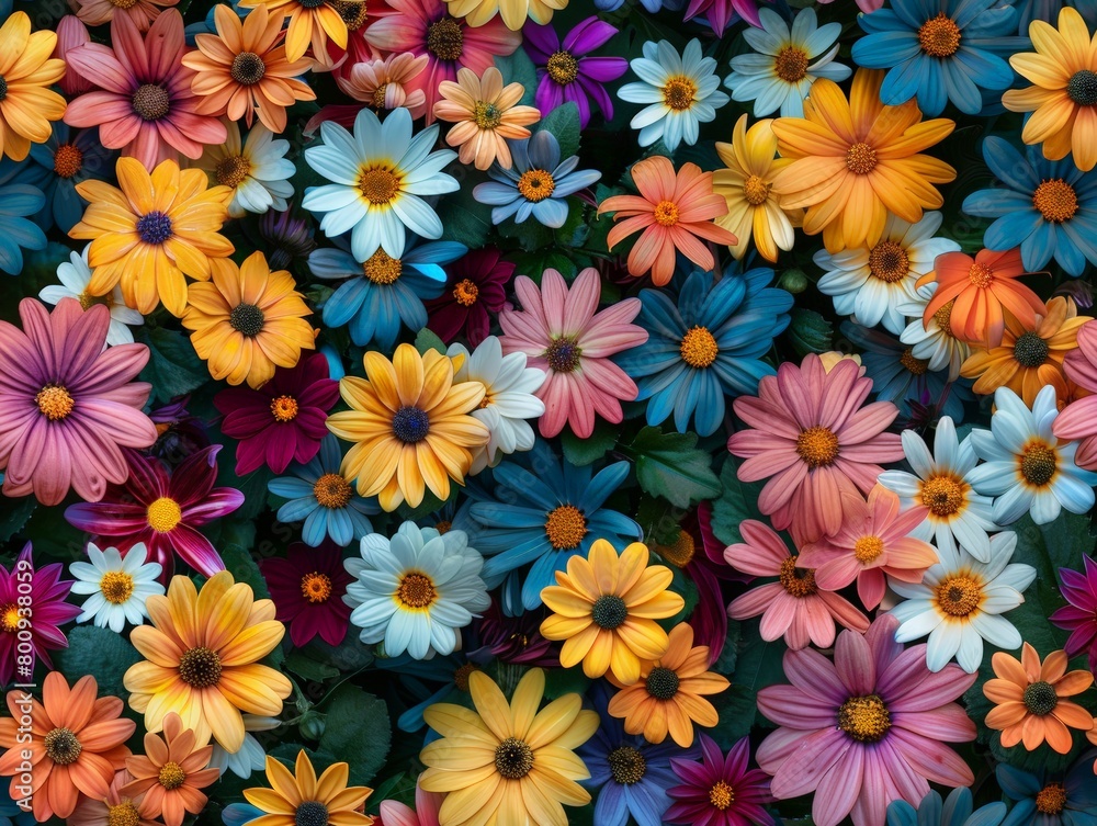 Seamless flowered pattern wallpaper background wild flowers Seamless flowered pattern wallpaper background wild flowers