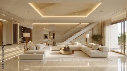Modern Living Room Design: Photos showcasing innovative design concepts, furniture arrangements