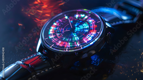Futuristic Holographic Watch