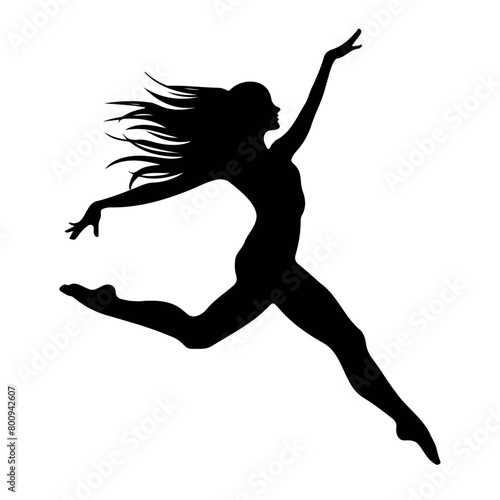 Grace in Motion Abstract Dance Imagery