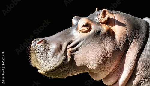 hippopotamus close up
