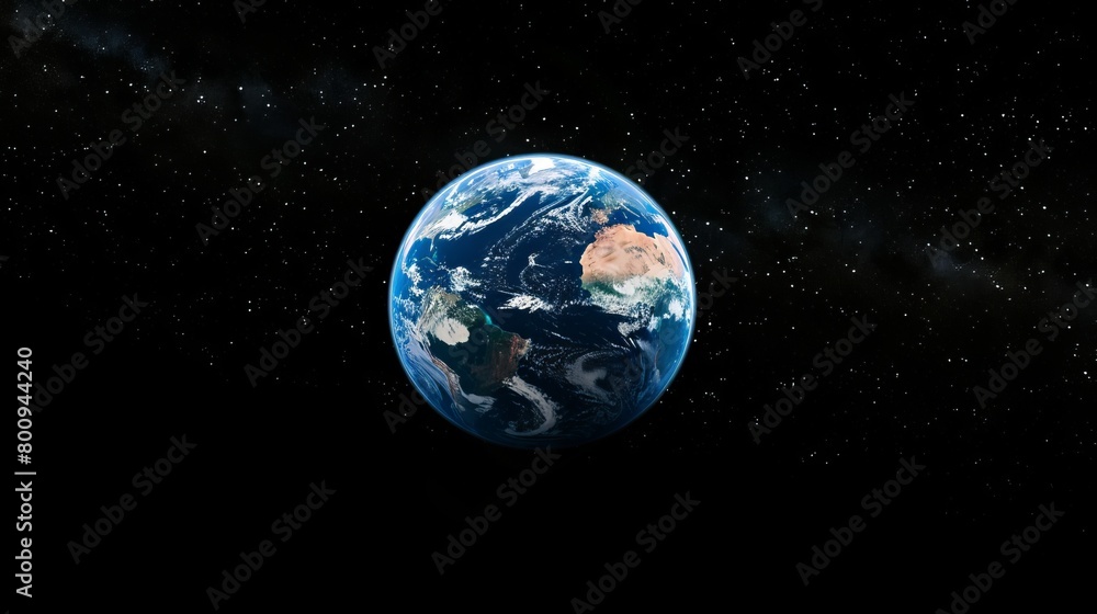 Planet Earth View from Space, copy space