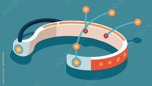 A band worn around the temples equipped with tiny electrodes to enhance concentration and improve mental clarity..