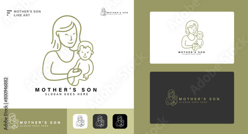 mother's day flat line art icon in white background colors. mother's day icon vector collection for web, mobile apps and ui line art icon.