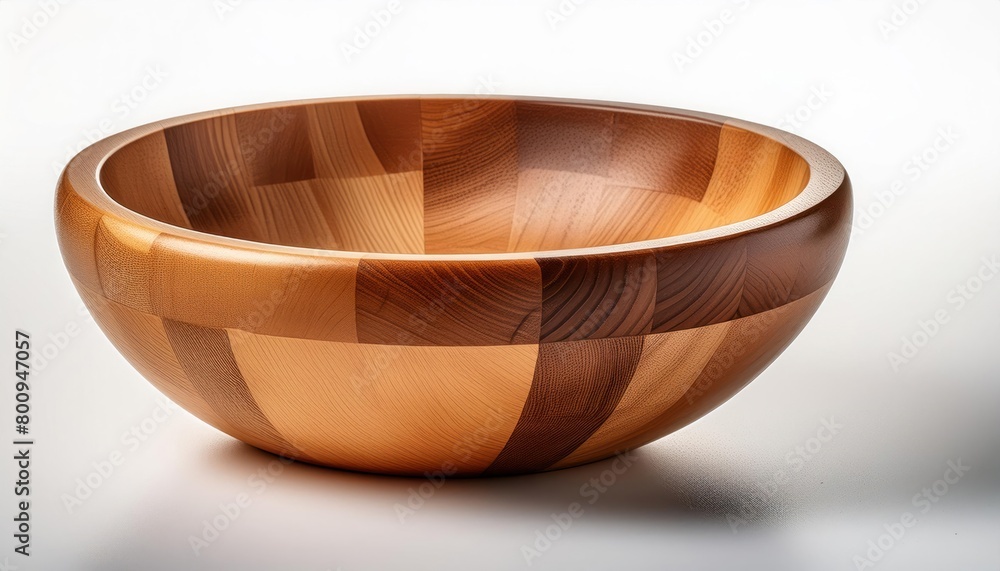 wood bowl isolated on white background wood bowl isolated on white background