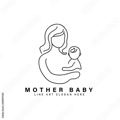 mother's day flat line art icon in white background colors. mother's day icon vector collection for web, mobile apps and ui line art icon.