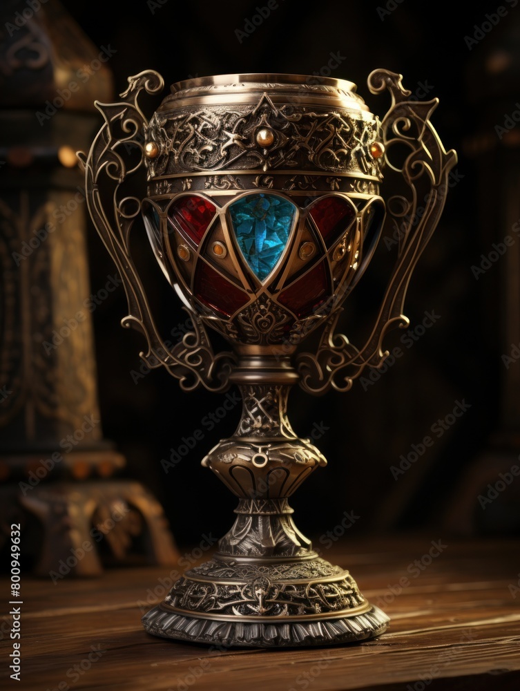 Ornate Chalice with Gemstones Ornate Chalice with Gemstones