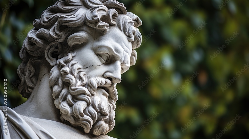 Detailed stone sculpture of a mythical figure Detailed stone sculpture of a mythical figure