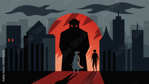 The shadow seems to grow darker with each passing day a reflection of the growing unease and suion ast the citys inhabitants..