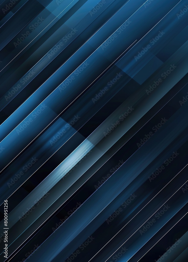 Obraz premium Dynamic Abstract Dark Blue Background with Geometric Patterns and High Contrast