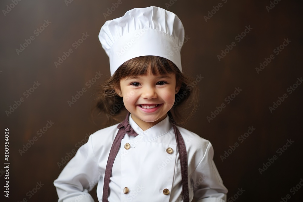 Smiling young chef in uniform Smiling young chef in uniform