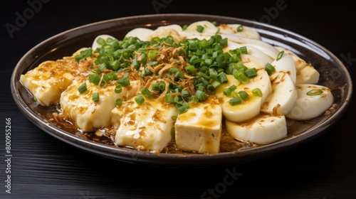 Delicious Japanese-style tofu and egg dish