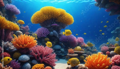 3D Model Scenic Photorealistic Vibrant Underwater (11)