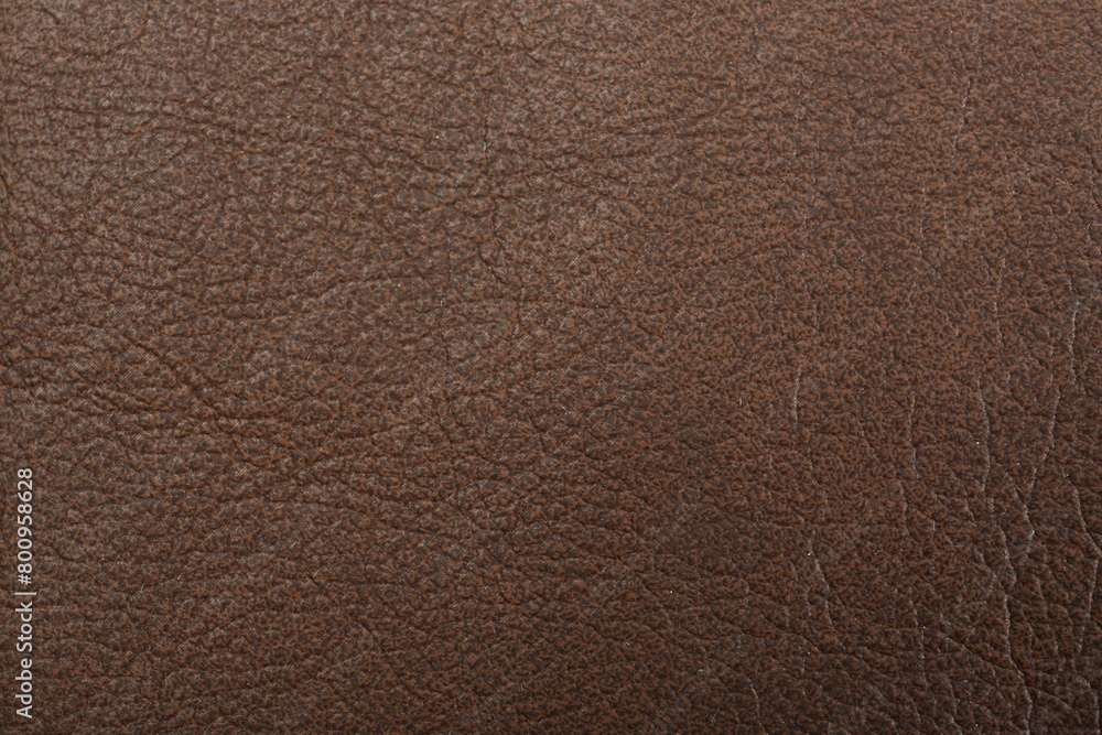 Brown natural leather as background, top view Brown natural leather as background, top view