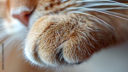 Intricate Designs A Maine Coon Cats Claw in Vivid Detail Generative ai photo