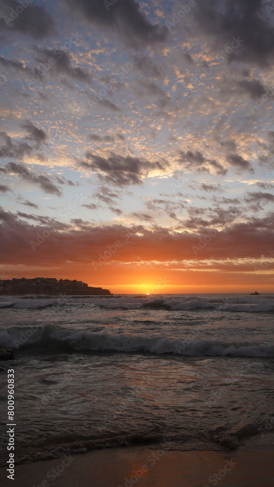 Sunrise at Bondi Beach Australia Sydney