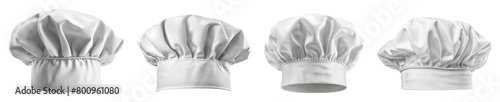Chef hat, isolated on transparent background 