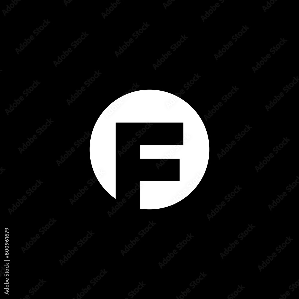 F business company letter logo design F business company letter logo design