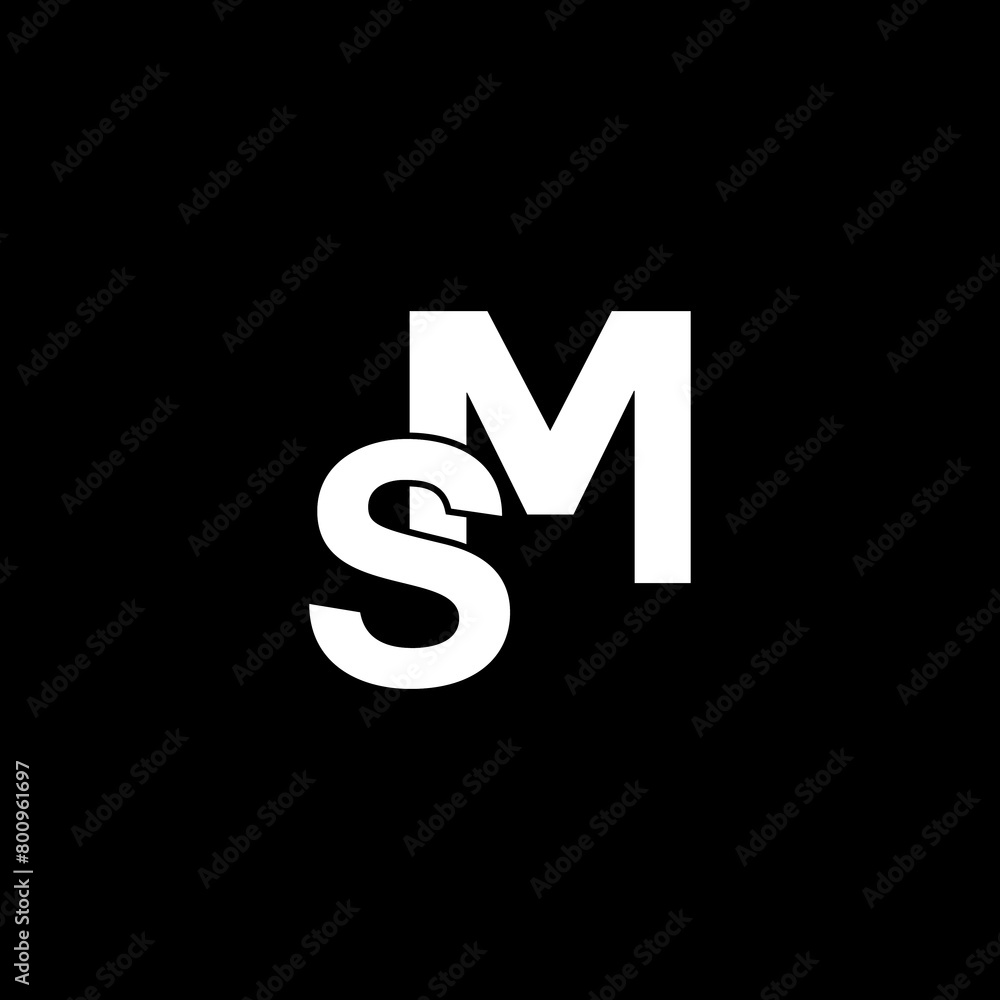MS business company letter logo design MS business company letter logo design