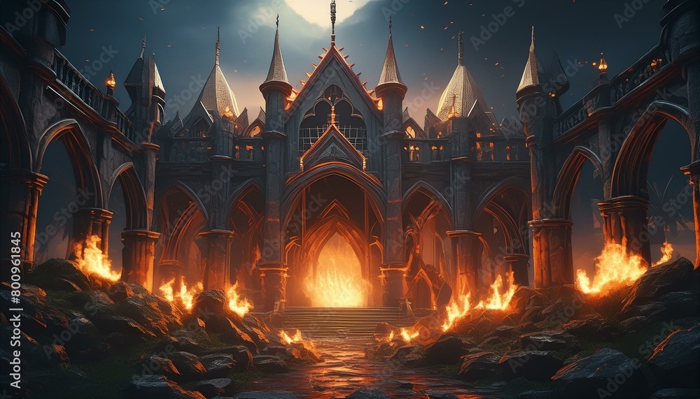 Infernal Majesty: Exploring the Gothic Realm of Eternal Flames