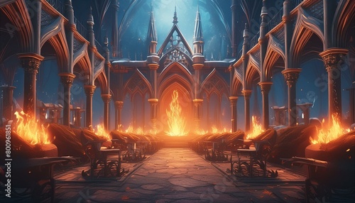 Infernal Majesty  Exploring the Gothic Realm of Eternal Flames   Flames of the Dark  Journeying Through the Gothic Abyss  fire  night  flame  sky  heat  light  hot  sunset  burning  sun  fireplace