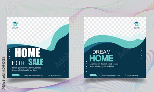 Home banner template. banner social media  Modern banner.