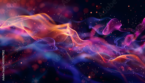 dark abstract background with flow gradient smoke texture