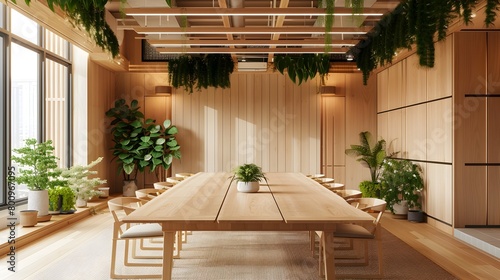 Minimalist Biophilic Meetin...